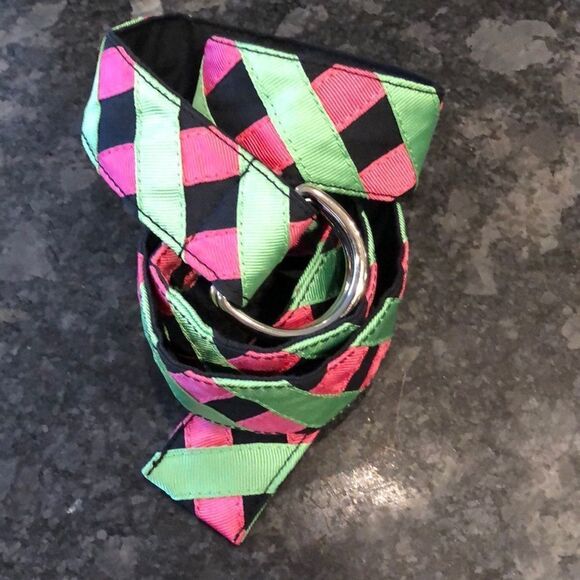 Talbots Accessories - Talbots Grossgrain Ribbon Weave Preppy Belt